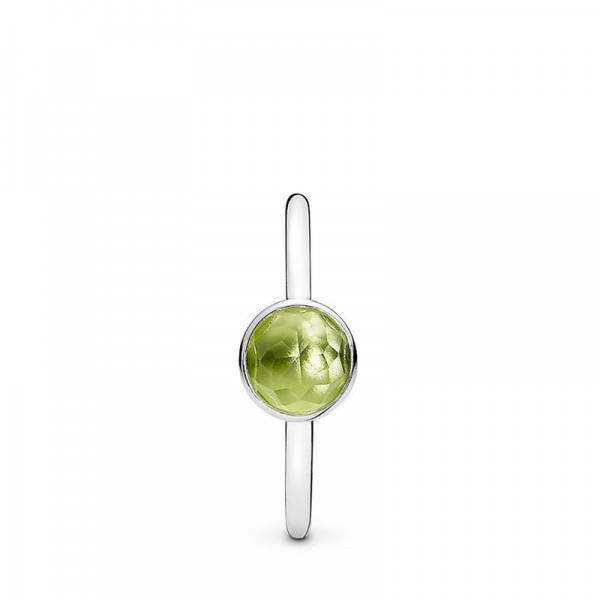 Pandora Jewelry August Droplet Ring Sale,Sterling Silver
