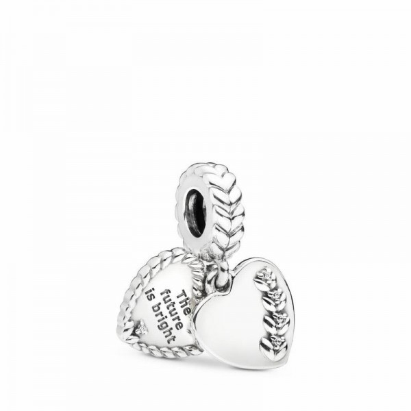 Pandora Jewelry Bright Seeds Dangle Charm Sale,Sterling Silver,Clear CZ
