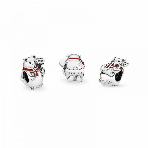 Pandora Jewelry Christmas Polar Bear Charm Sale,Sterling Silver