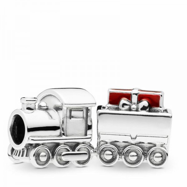 Pandora Jewelry Christmas Train Charm Sale,Sterling Silver