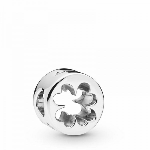 Pandora Jewelry Clover Cut Out Charm Sale,Sterling Silver