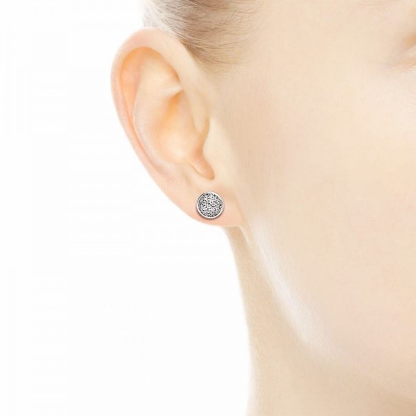 Pandora Jewelry Dazzling Droplets Stud Earrings Sale,Sterling Silver,Clear CZ