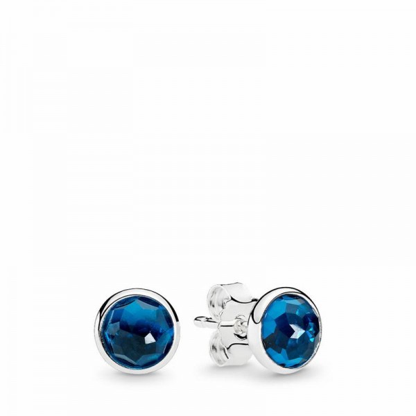 Pandora Jewelry December Droplets Stud Earrings Sale,Sterling Silver
