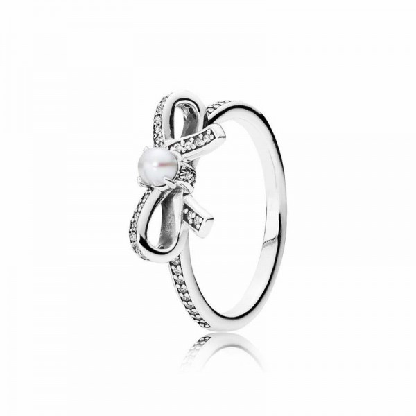 Pandora Jewelry Delicate Sentiments Ring Sale,Sterling Silver,Clear CZ