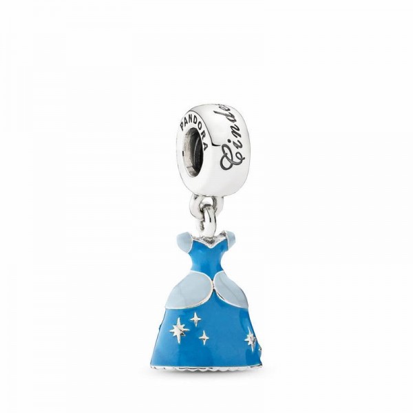 Pandora Jewelry Disney Cinderella's Dress Dangle Charm Sale,Sterling Silver