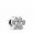 Pandora Jewelry Dog Paw Print Charm Sale,Sterling Silver,Clear CZ