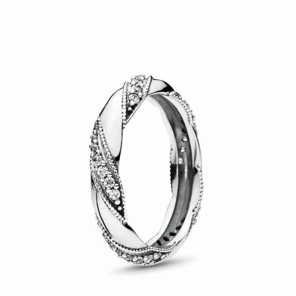 Pandora Jewelry Dreams of Love Ring Sale,Sterling Silver,Clear CZ