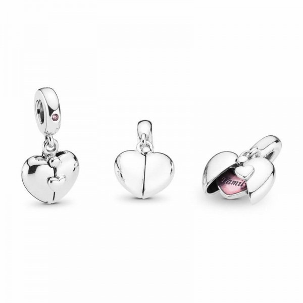 Pandora Jewelry Family Locket Dangle Charm Sale,Sterling Silver