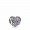 Pandora Jewelry February Signature Heart Charm Sale,Sterling Silver