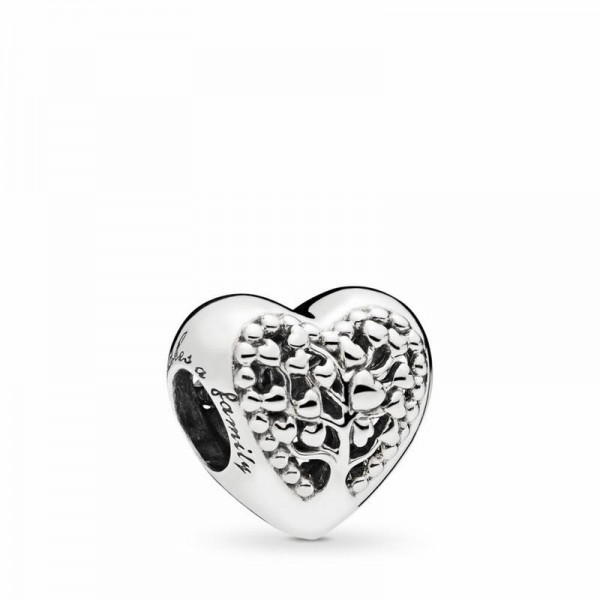 Pandora Jewelry Flourishing Hearts Charm Sale,Sterling Silver