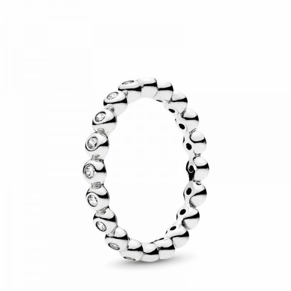 Pandora Jewelry For Eternity Ring Sale,Sterling Silver,Clear CZ
