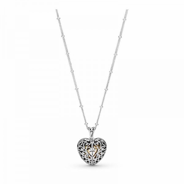 Pandora Jewelry Gate of Love Necklace Sale,Sterling Silver