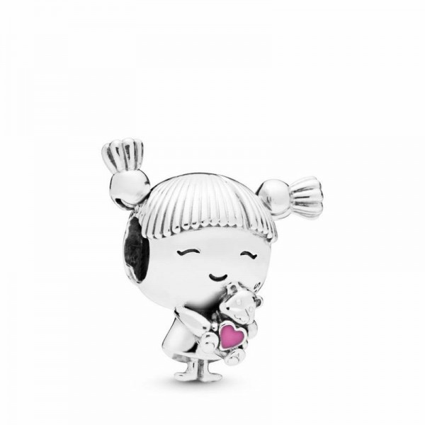 Pandora Jewelry Girl with Pigtails Charm Sale,Sterling Silver