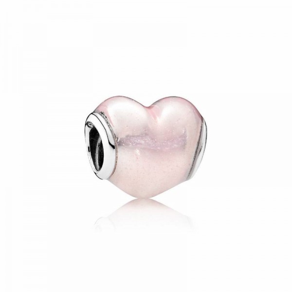 Pandora Jewelry Glittering Heart Charm Sale,Sterling Silver