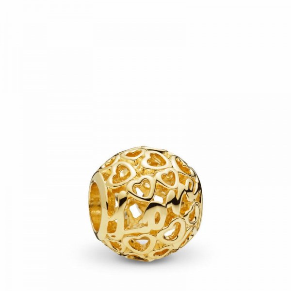 Pandora Jewelry Glowing with Love Charm Sale,14k Gold