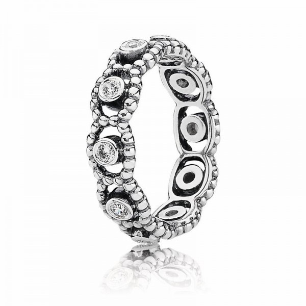 Pandora Jewelry Her Majesty Ring Sale,Sterling Silver,Clear CZ