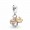 Pandora Jewelry Horseshoe,Clover & Ladybird Dangle Charm Sale,Sterling Silver,Clear CZ