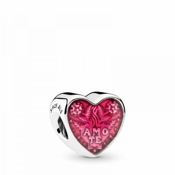 Pandora Jewelry Latin Love Heart Charm Sale,Sterling Silver