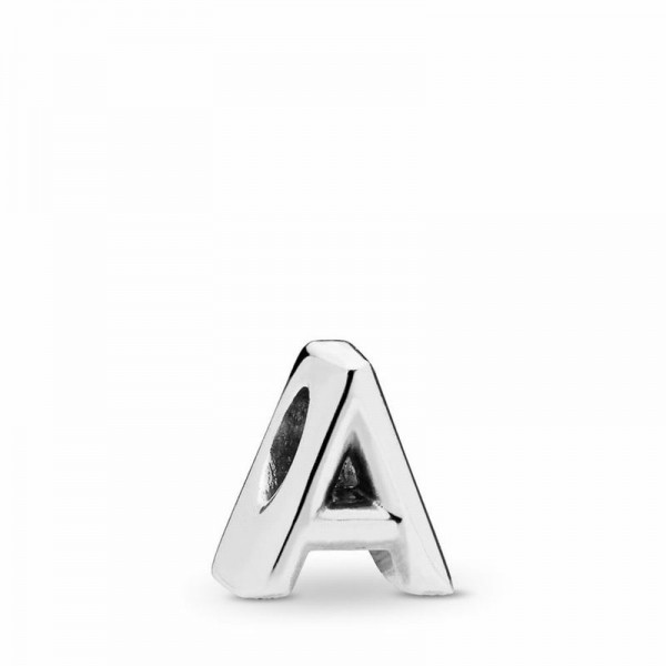 Pandora Jewelry Letter A Charm Sale,Sterling Silver