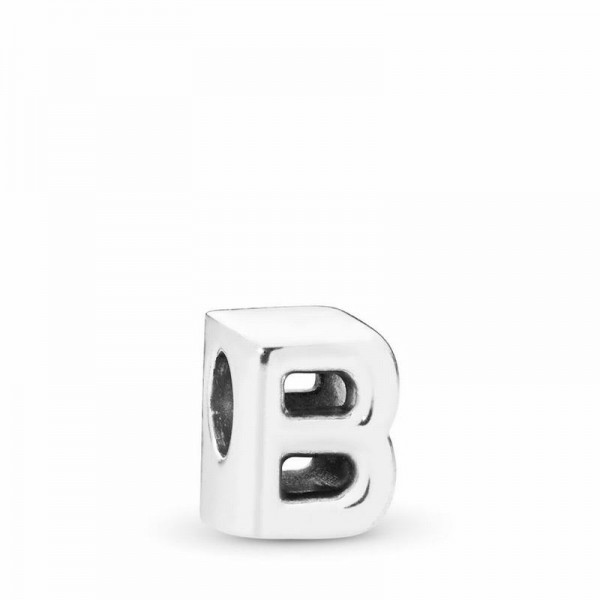 Pandora Jewelry Letter B Charm Sale,Sterling Silver
