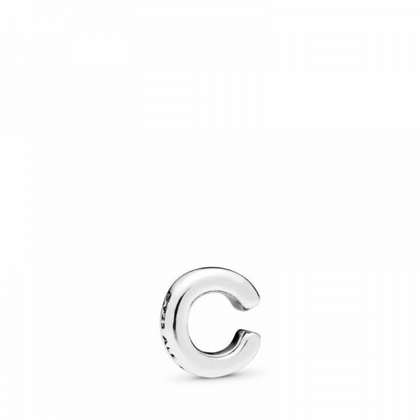 Pandora Jewelry Letter C Petite Locket Charm Sale,Sterling Silver