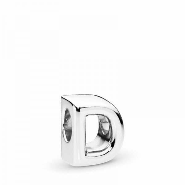 Pandora Jewelry Letter D Charm Sale,Sterling Silver