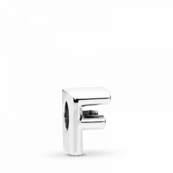 Pandora Jewelry Letter F Charm Sale,Sterling Silver