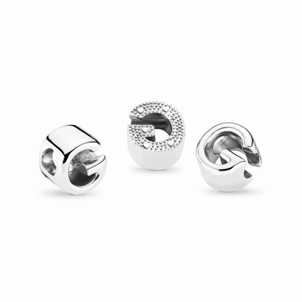 Pandora Jewelry Letter G Charm Sale,Sterling Silver
