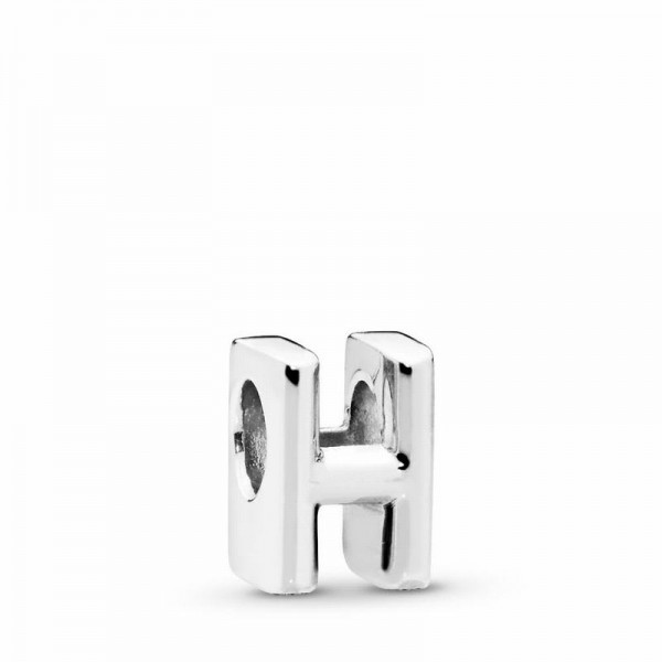 Pandora Jewelry Letter H Charm Sale,Sterling Silver