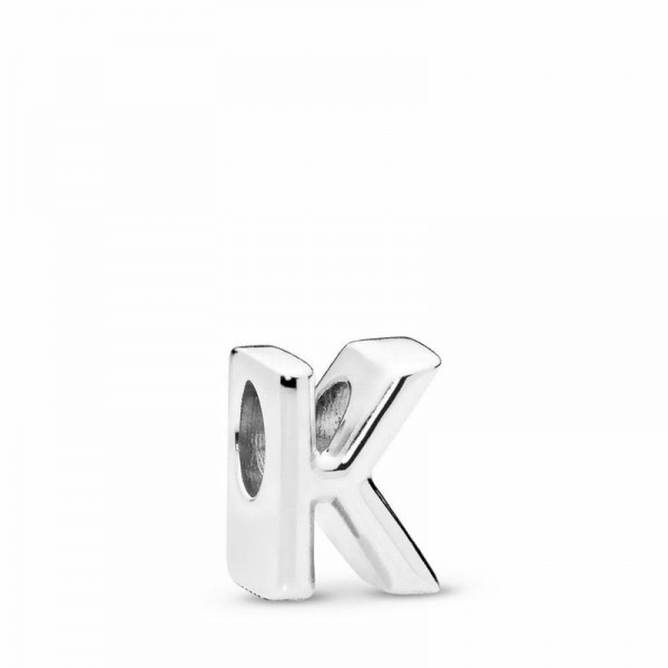 Pandora Jewelry Letter K Charm Sale,Sterling Silver
