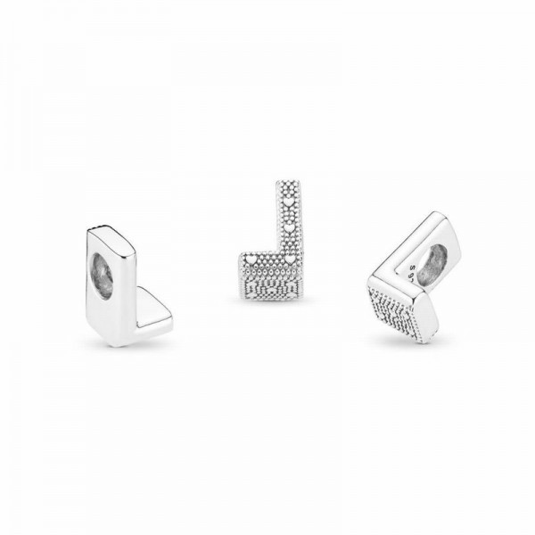Pandora Jewelry Letter L Charm Sale,Sterling Silver