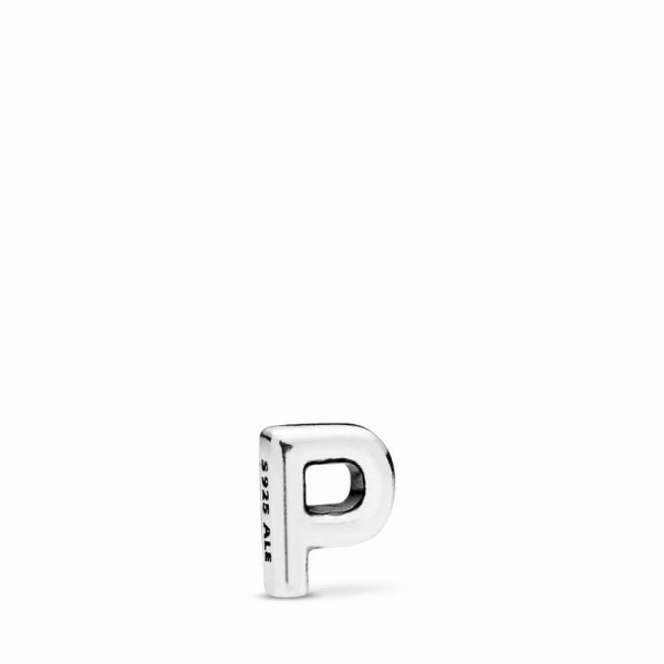 Pandora Jewelry Letter P Petite Locket Charm Sale,Sterling Silver