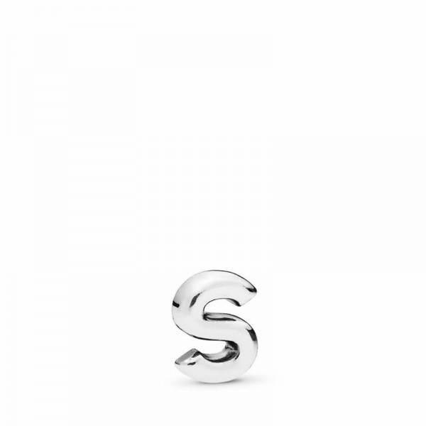 Pandora Jewelry Letter S Petite Locket Charm Sale,Sterling Silver