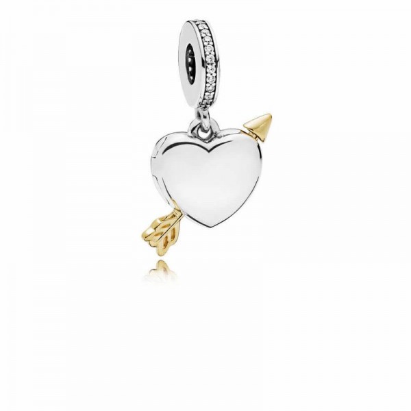 Pandora Jewelry Limited Edition Arrow of Love Charm Sale,Sterling Silver,Clear CZ