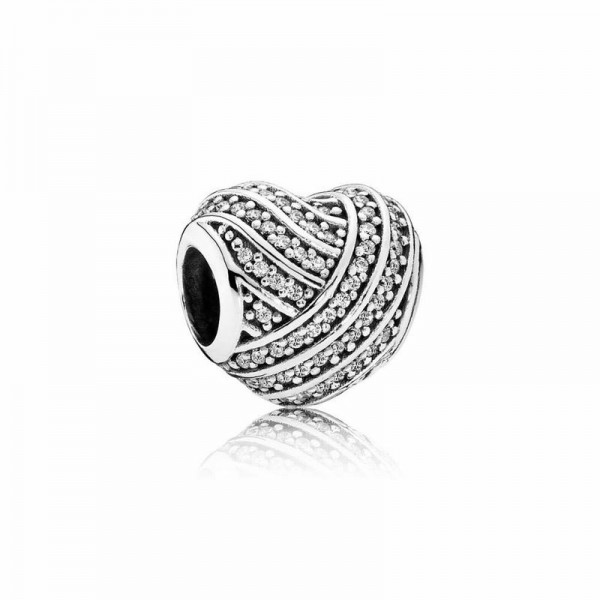 Pandora Jewelry Love Lines Charm Sale,Sterling Silver,Clear CZ