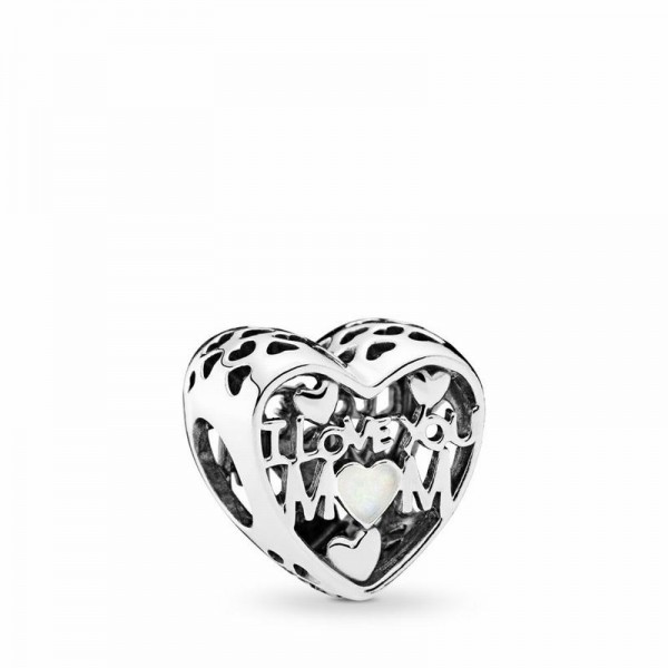 Pandora Jewelry Love for Mother Charm Sale,Sterling Silver