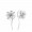 Pandora Jewelry Lucky Four-Leaf Clover Earrings Sale,Sterling Silver,Clear CZ