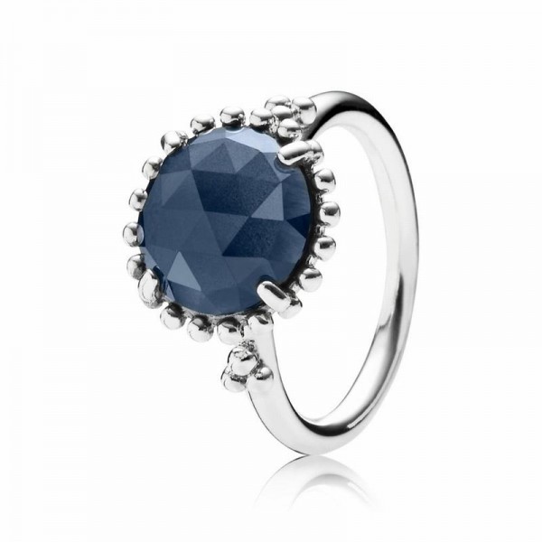 Pandora Jewelry Midnight Star Stackable Ring Sale,Sterling Silver