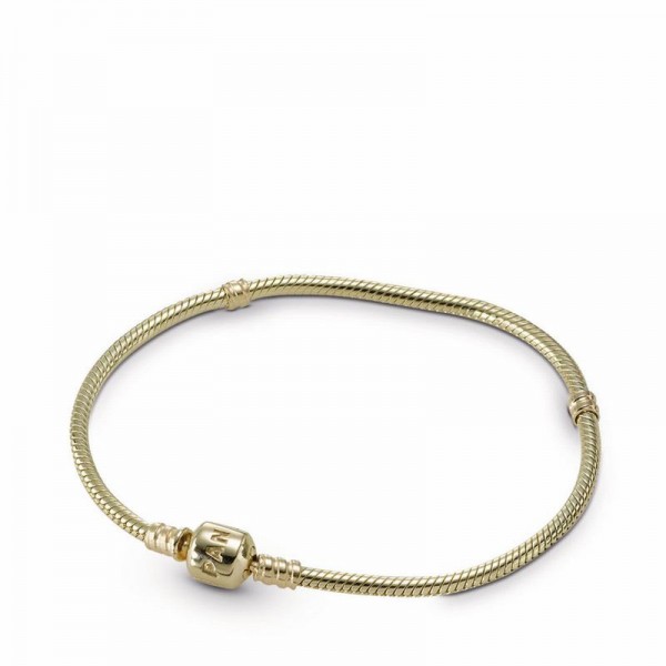 Pandora Jewelry Moments Gold Clasp Bracelet Sale,14k Gold