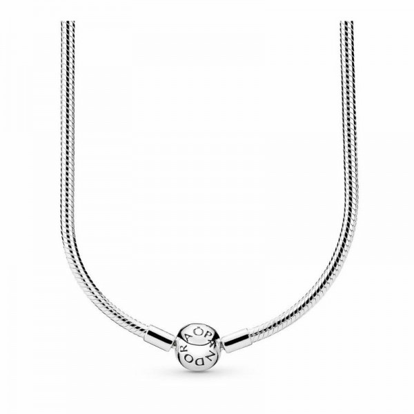 Pandora Jewelry Moments Snake Chain Necklace Sale,Sterling Silver