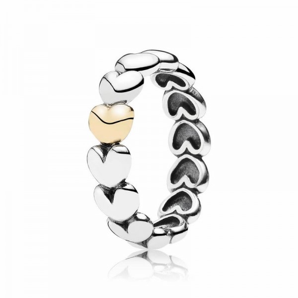 Pandora Jewelry My One True Love Ring Sale,Two Tone