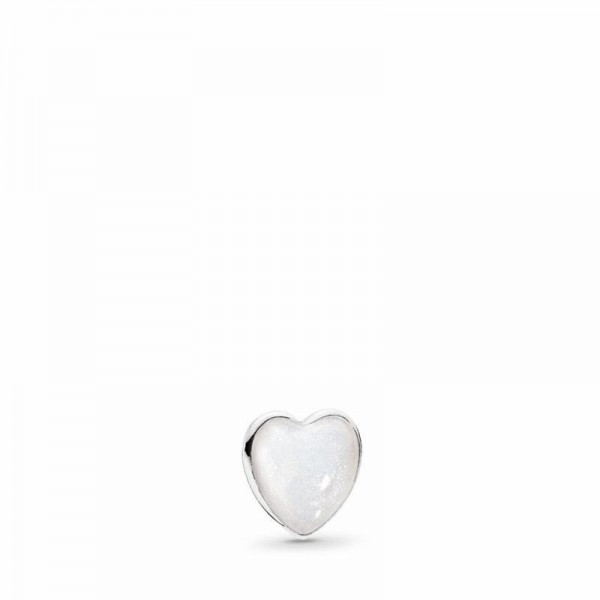 Pandora Jewelry Pearlescent Heart Petite Locket Charm Sale,Sterling Silver