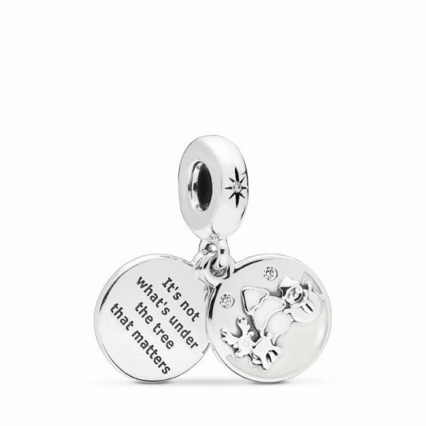 Pandora Jewelry Perfect Christmas Dangle Charm Sale,Sterling Silver,Clear CZ
