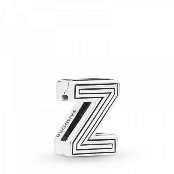 Pandora Jewelry Reflexions™ Letter Z Clip Charm Sale,Sterling Silver