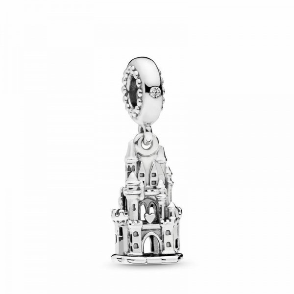 Pandora Jewelry Regal Castle Dangle Charm Sale,Sterling Silver,Clear CZ