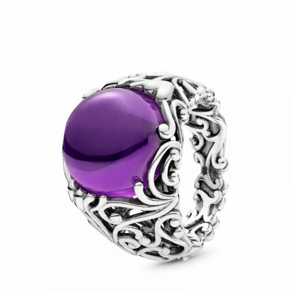 Pandora Jewelry Regal Dazzling Beauty Ring Sale,Sterling Silver,Clear CZ