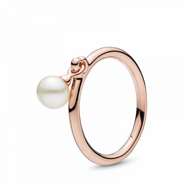 Pandora Jewelry Rose™ Contemporary Pearl Ring Sale