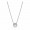 Pandora Jewelry Round Sparkle Necklace Sale,Sterling Silver,Clear CZ