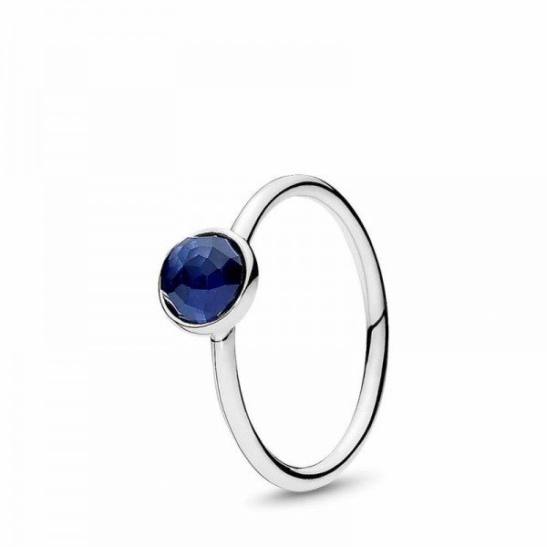 Pandora Jewelry September Droplet Ring Sale,Sterling Silver