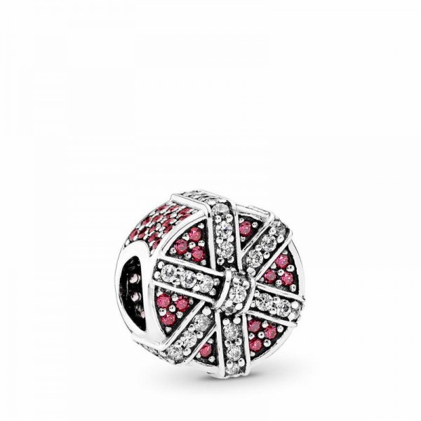 Pandora Jewelry Shimmering Gift Charm Sale,Sterling Silver,Clear CZ